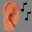 [silly picture with an ear and musical notes]